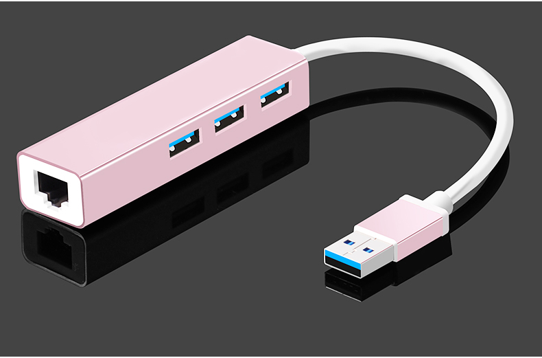 mac转接头usb网线转换器macbook网卡type-c网络air转接口pro扩展坞
