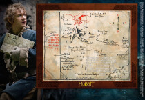 US refers to the ring king Hobbit surrounding the dwarf Sorins lone mountain key and map photo frame Christmas