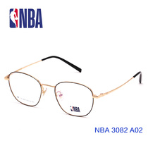 NBA3082 pure titanium myopia glasses men and women Korean version of tide Net red frame can be equipped with degree anti-Blue Film retro