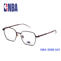 NBA3088 retro glasses frame round literary myopia frame Star face comfortable alloy Neutral fresh rose gold