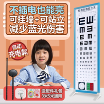 LED ultra-thin vision meter light box Standard logarithmic 5 meters 2 5 household kindergarten children adult vision measurement light box