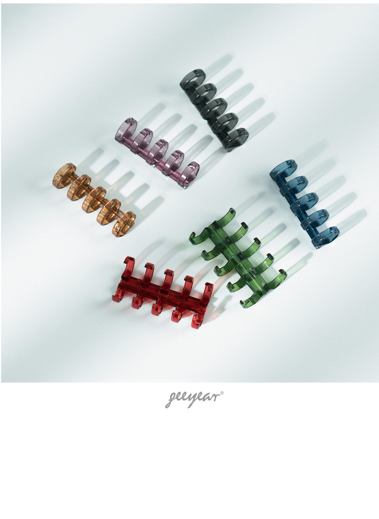 5孔活页扣环夹环装订条diy可拆卸自制线圈书圈圆形圈环扣塑料b5开