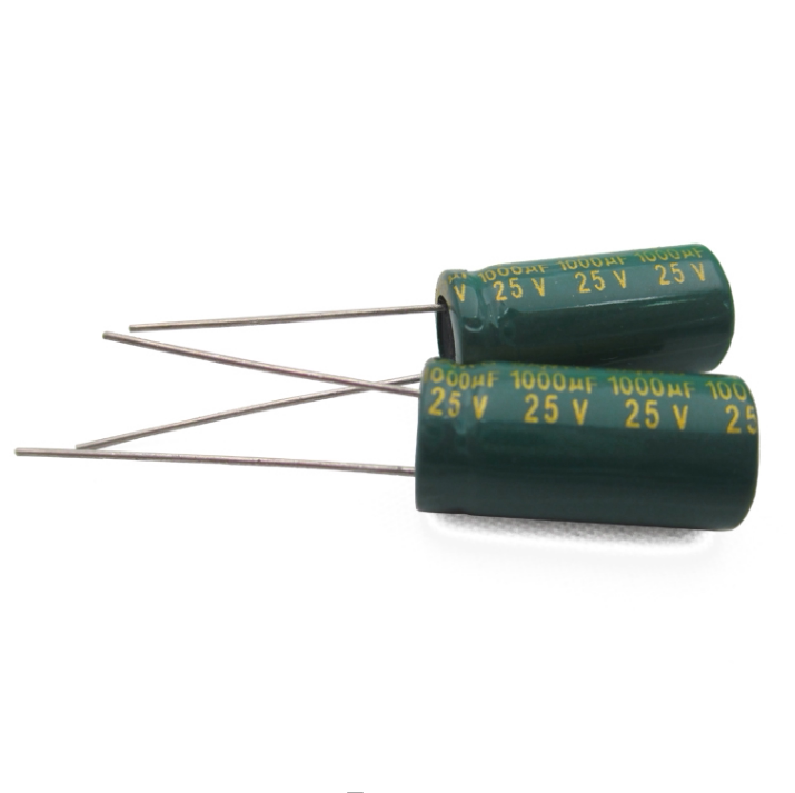 25v1000uf high frequency low resistance l motherboard in-line electrolytic capacitor 1000uf 25v 10x16 10 pcs