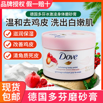 German DOVE Dauphine body frosted paste Whole body goes to keratinoco Chicken Leather Pomegranate Seeds Add Milkwood Fruit Nourishes Moisturizing