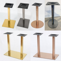 Stainless Steel rose gold table feet yellow titanium table feet coffee marble table legs stand black titanium table legs