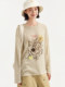 Asuka 및 New Wine Long Sleeve 여성용 티셔츠 2025 스프링 라운드 넥 대형 크기 패션 새로운 짧은 탑 Asuka 및 New Wine Long Sleeve 여성용 티셔츠 2025 스프링 라운드 넥 대형 크기 패션 새로운 짧은 탑