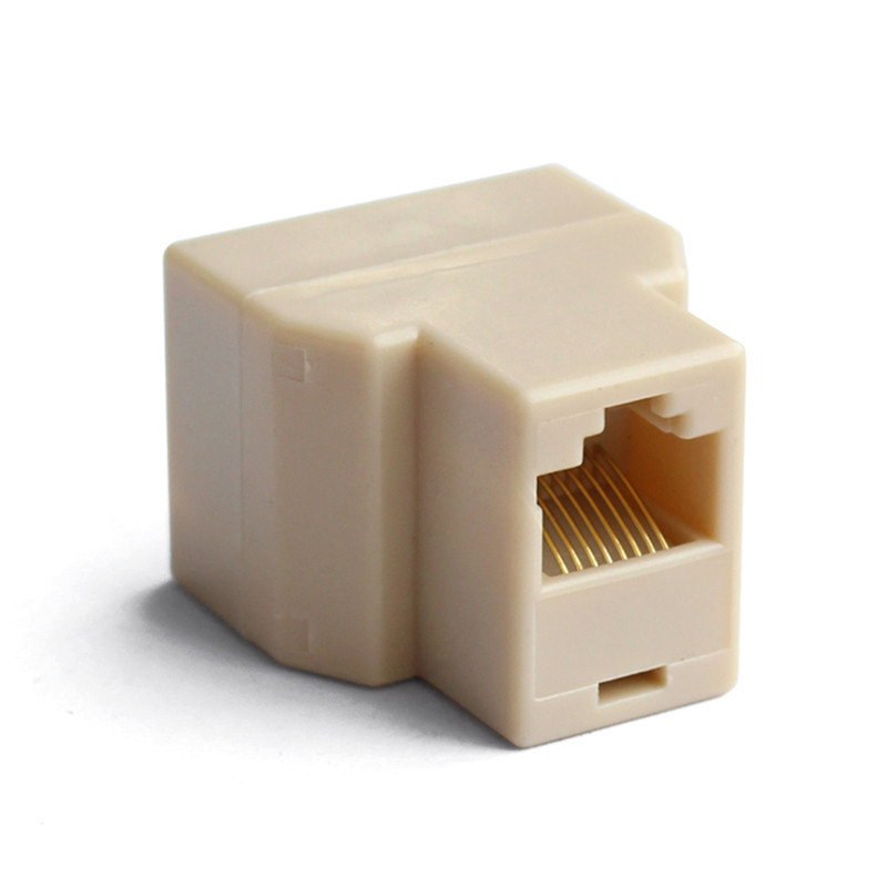 network cable splitter network tee rj45 network cable connector network cable one split two adapter broadband branch