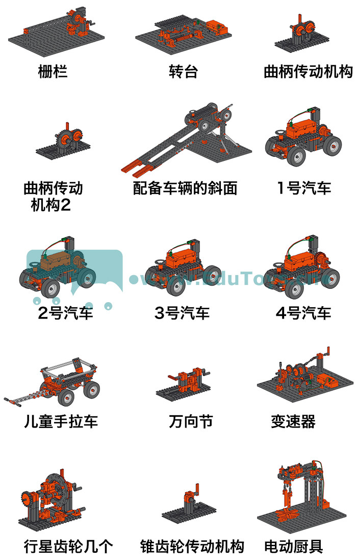 9岁 德国原装进口fischertechnik慧鱼536622机械演绎组合包2特价