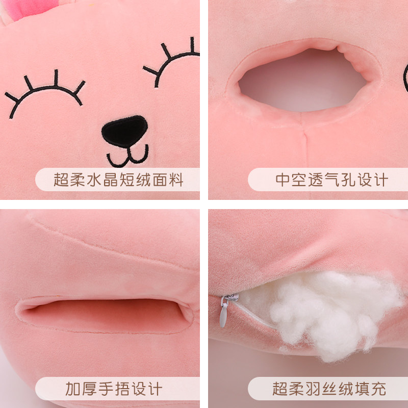 siesta pillow lying down sleeping pillow pupils lunch break pillow pillow girl sleeping office nap artifact classroom desk