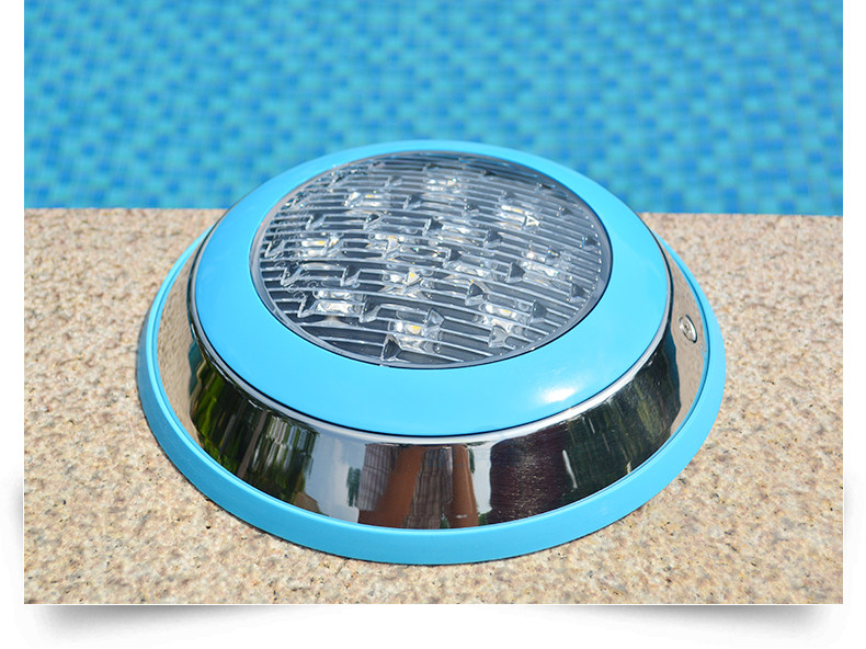 游泳池水下灯 不锈钢水下照明 led泳池挂壁灯 6w 9w 12w低压12v