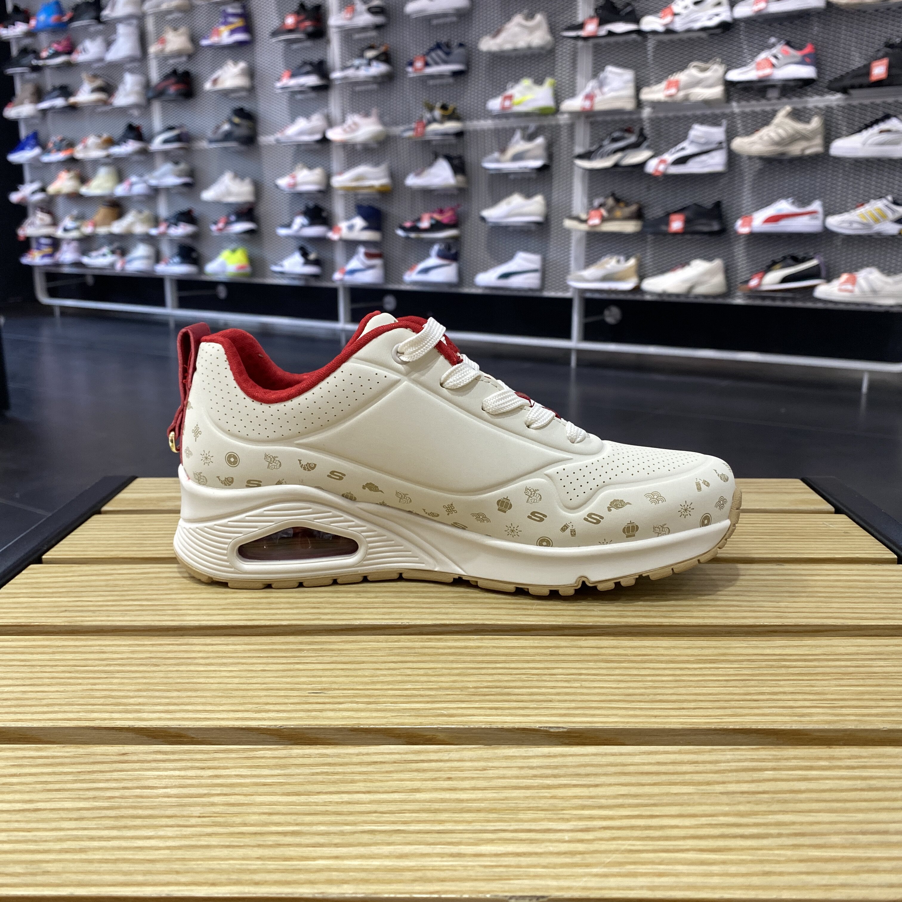 春正品skechers斯凯奇简约logo舒适百搭女低帮运动休闲鞋177920