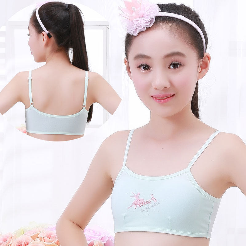 girls underwear female students developmental pure cotton vest 13 girls
