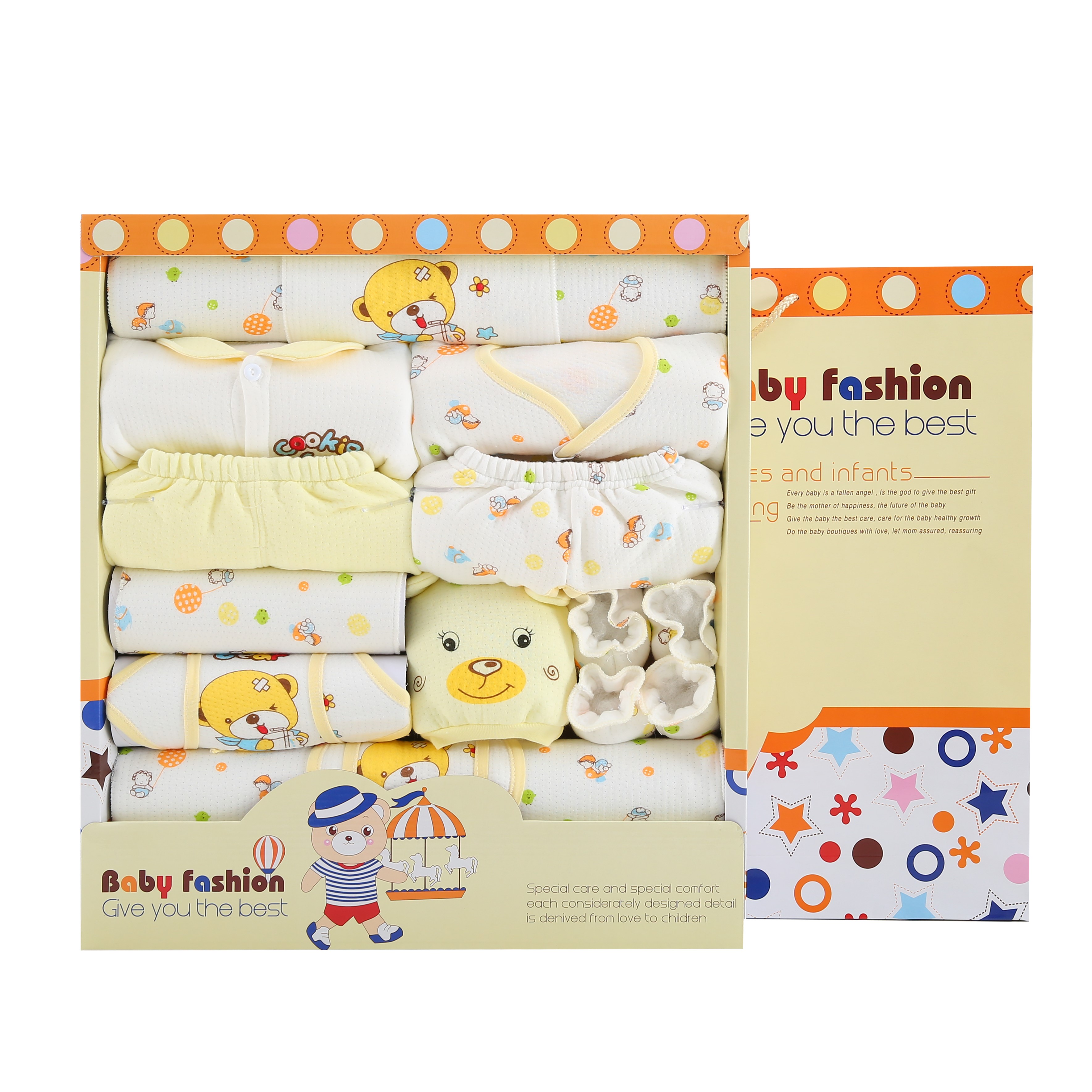 Baby Clothes Pure Cotton 0-3 Months 6 Newborns Gift Box Suit Autumn Winter Clothing Delivery At First Full Moon Baby Supplies