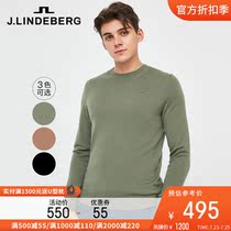 JLINDEBERG Kim Lindberg casual trend sheep wool round neck sweater mens simple fashion sweater
