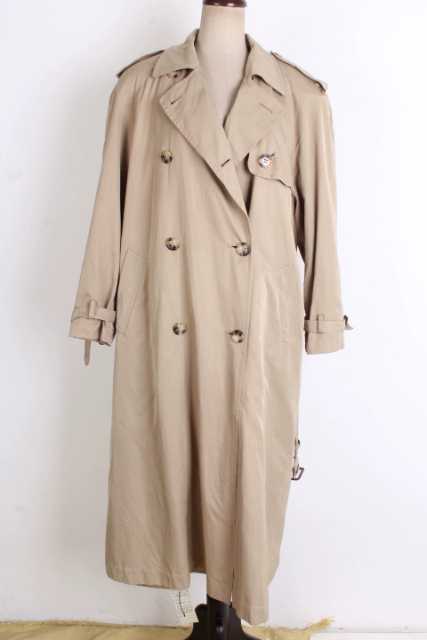 cổ điển cổ điển retro cổ điển Nhật Bản, Hàn Quốc, Châu Âu và Hoa Kỳ phong cách đường phố nâu mùa xuân và mùa thu dài áo khoác gió áo khoác nữ 229-1 - Trench Coat