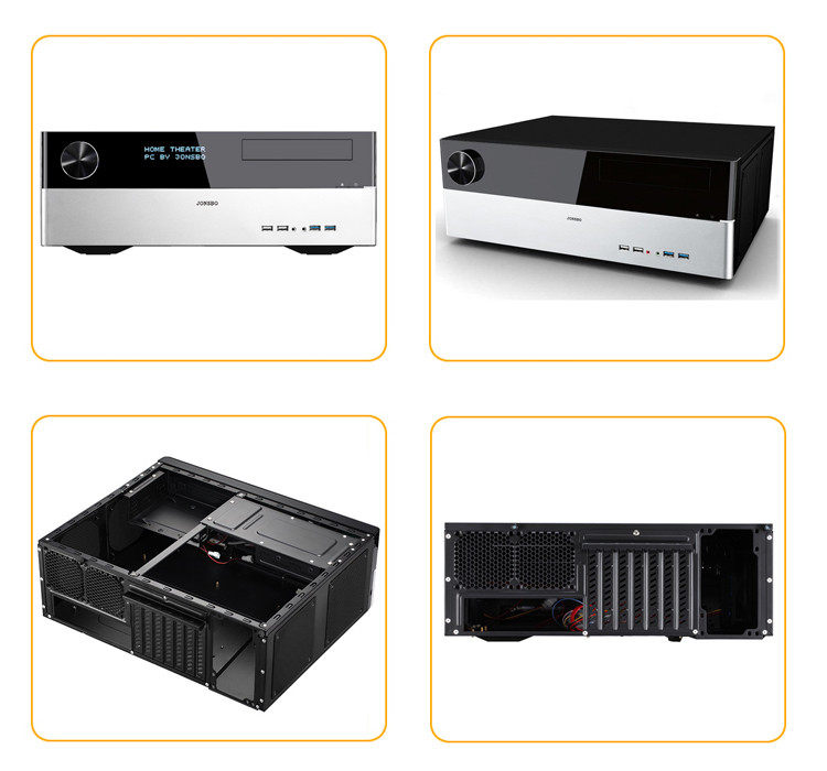 乔思伯g3 银色 htpc机箱(支持atx主板/atx大电源/光驱位/音量旋钮