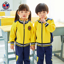 Kindergarten garden clothes spring and autumn and winter suits pure cotton primary school school uniforms Teacher childrens sportswear Kindergarten class clothes