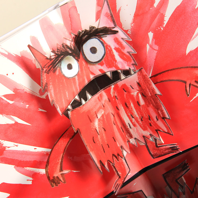 送音频the color monster 3d立体宝宝儿童英文