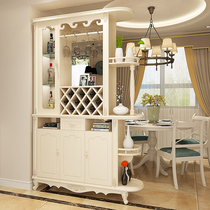 European-style partition cabinet living room hall cabinet wine cabinet screen cabinet shoe cabinet porch cabinet paint decoration hall cabinet partition cabinet