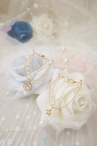 (Zan)(pass vendor) BJD 1 3 1 4 three-dimensional zircon star Pearl Necklace (2 models)