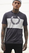 Coke spot Fred Perry wheat FP M7517 mens classic round neck fashion print short sleeve t-shirt