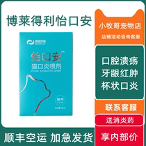 Bradley Yikouan spray cat stomatitis mouth ulcer cup virus red and swollen gums bad breath cat special