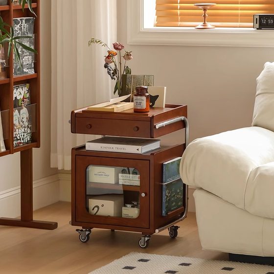Nordic solid wood mobile side several living room sofa side cabinet multi-function chest of cabinet robot storage cabinet magazine cabinet
Nordic solid wood mobile side several living room sofa side cabinet multi-function chest of cabinet robot storage cabinet magazine cabinet