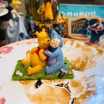 Winnie the Pooh Resin Ornament Winnie the Pooh Eeyore Car Hand Office Aberdeen Desktop Model Jewelry Gift Toy