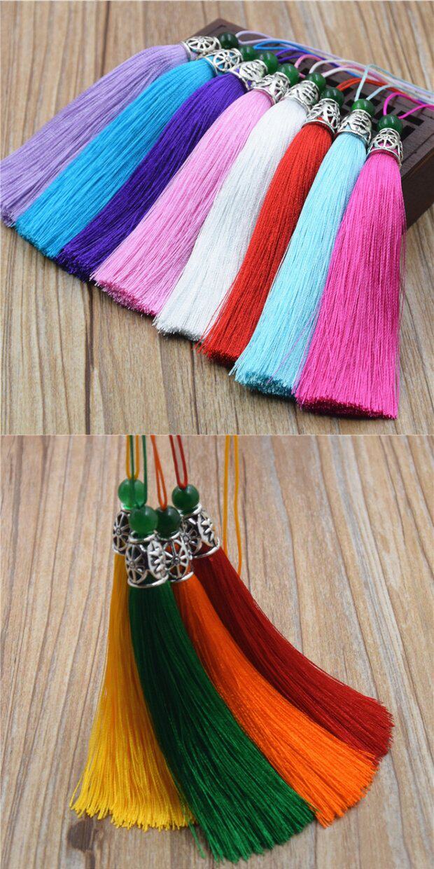 高档中国结流苏穗子 文玩挂件冰丝流苏线穗子线 窗帘吊坠包包配件