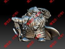 Dwarf chess board game drawing 3d Printing Collection stl High-precision material has been divided into 24 in one