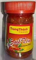 (6 bottles 100ml) satay sauce Vietnamese shrimp sauce chili sauce shrimp sauce seasoning