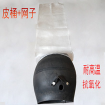 Old-fashioned popcorn machine cannon leather bucket net hand-shaking electric popcorn machine leather basket 3 pounds 5 pounds hot sale