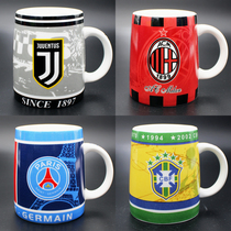 Football water glass Barcelona Real Madrid Juven AC Milan Creative World Cup Birthday Gifts Boys Mark Cups