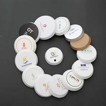 Custom hotel hostel disposable paper cup cover logo whiteboard coaster coffee shop cup cover