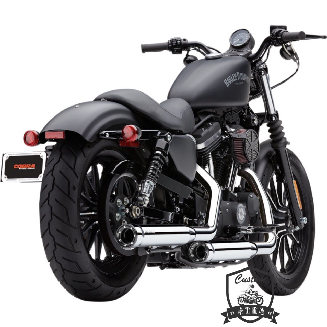 哈雷运动者 美国 眼镜蛇 cobra 尾段 883/48/72/1200 排气管