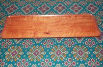 Myanmar rosewood rosewood bearing plate incense plate incense plate appreciation plate room supplies cow hair pattern full of water ripple a wooden dig