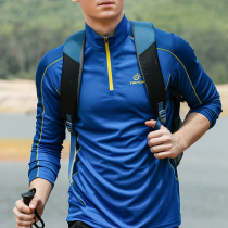 TECTOP outdoor sports breathable quick-drying T-shirt mens quick-drying clothes womens long-sleeved running top lovers autumn