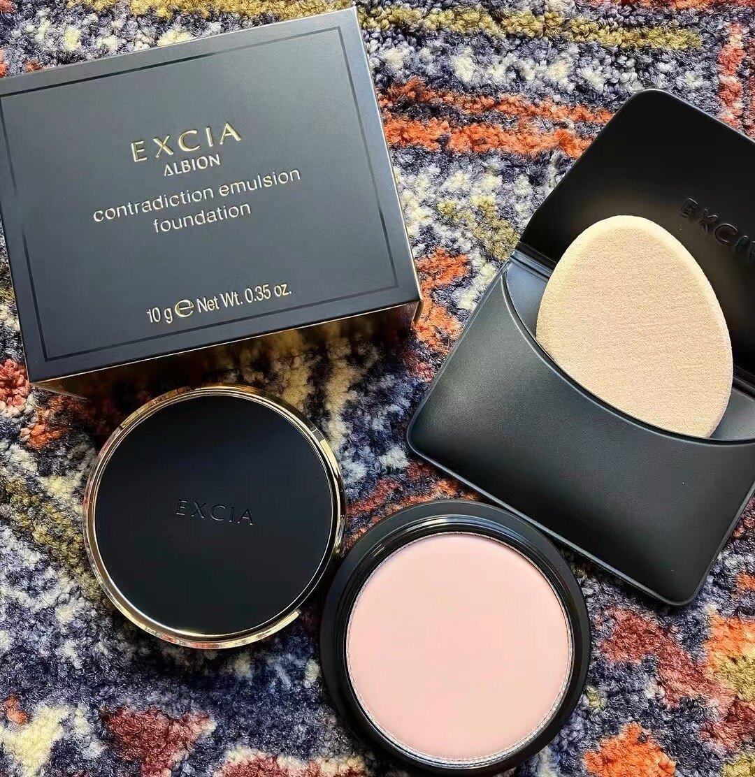 日本专柜 albion澳尔滨 excia雅思 粉膏 遮瑕 粉底膏 10g