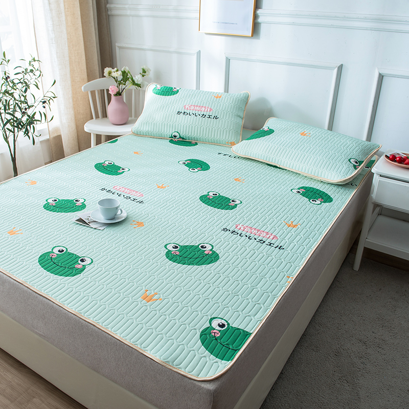thailand latex mat 1.8m bed three piece set summer washable folding ice silk mat 1.2.0m 1.5 summer