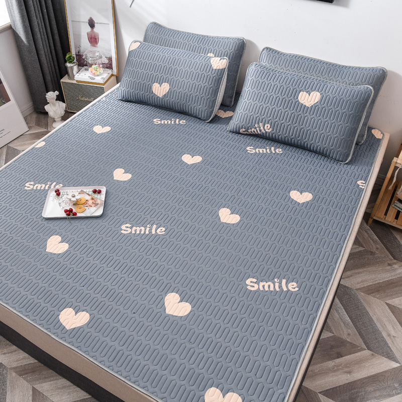 thailand latex mat 1.8m bed three piece set summer washable folding ice silk mat 1.2.0m 1.5 summer