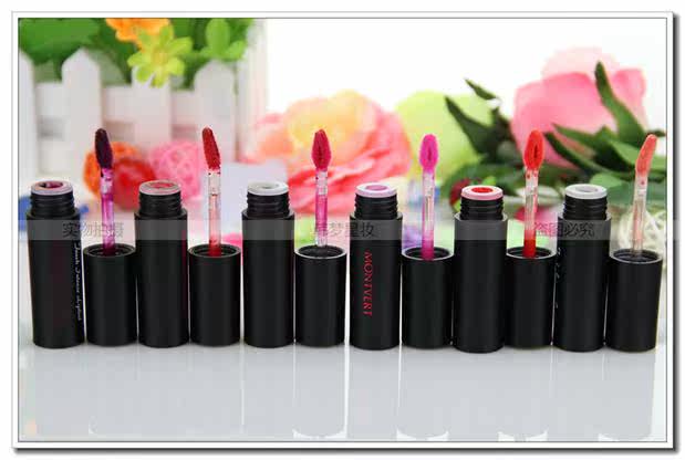 展示与对比:montvert梦百丽液体口红(6色) 韩国原装