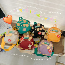 Contrast color small fresh small cloth bag for women 2024 new trendy ins student mobile phone bag casual niche single shoulder crossbody bag