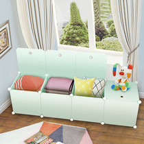 Bay window cabinet Windowsill free combination Simple modern economic Balcony storage Floor-to-ceiling bedroom low cabinet Multi-function