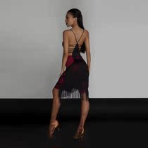 ZYM8032 personality beautiful back tassel design Latin dance sling belt chest pad
