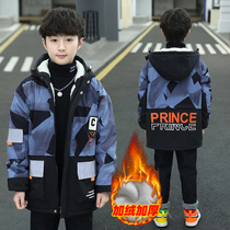 Boy winter boomer down cotton clothing CUHK Tong 2021 New childrens winter clothing cotton clothing foreign air cotton padded jacket
