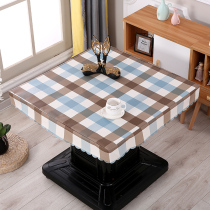 Leather tablecloth Table cover Baking stove leather cover Electric heating furnace Baking oven Leather desktop Mahjong table Waterproof and oil-proof tablecloth