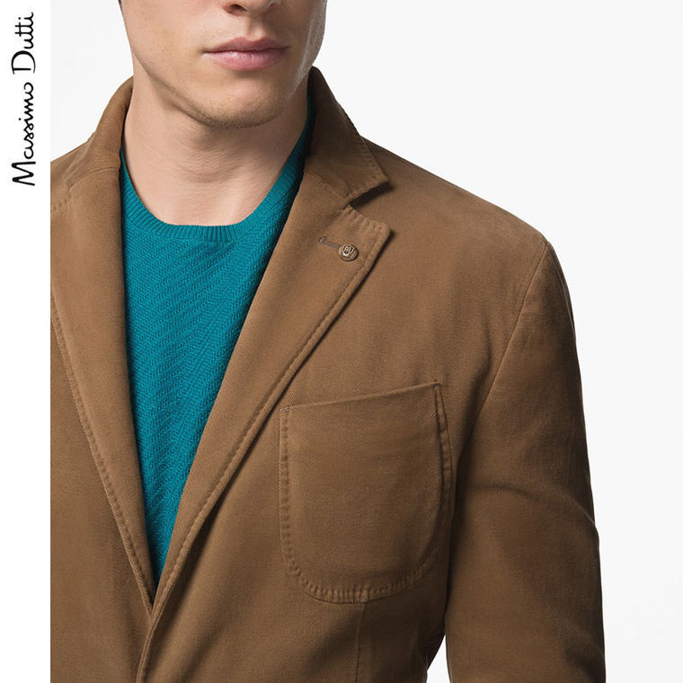 Massimo Dutti 男装 内层印花西装上衣 02004278710