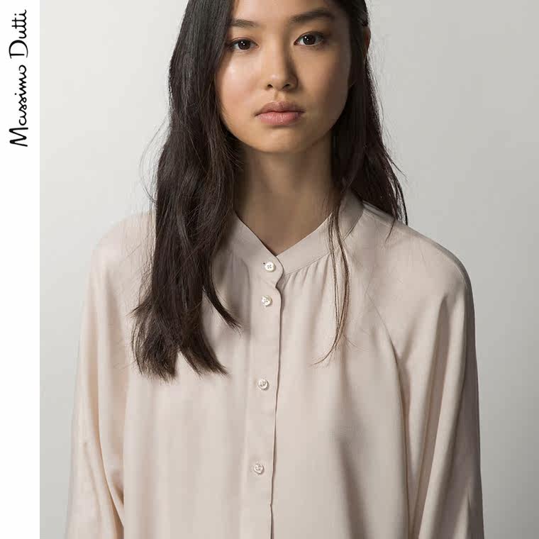 Massimo Dutti 女装 立领衬衫 05125861710