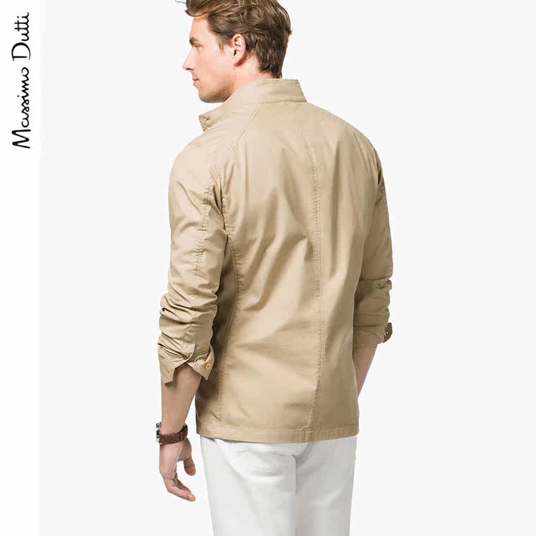 Massimo Dutti 男装 全棉衬衫外套 03446342710