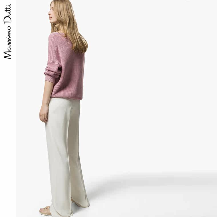 Massimo Dutti 女装 宽腿裤 05045558251